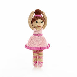 Hand-stitched Ballerina Doll (in Pink)