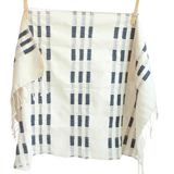 Soho Cotton Hand Towel (in Navy) | Handwoven in Ethiopia