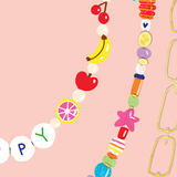 'Happy Birthday' Festival Beads Necklace Card