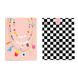 'Happy Birthday' Festival Beads Necklace Card