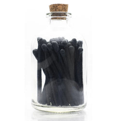 3-inch Safety Matches in an Apothecary Jar (in All-Black)