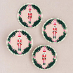 Pink Nutcracker Coasters (Set of 4)