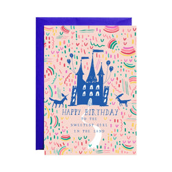 'Happy Birthday to the Sweetest Girl in the Land' - Greeting Card