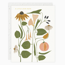 'A Little Love Note' Plantable Seed Card