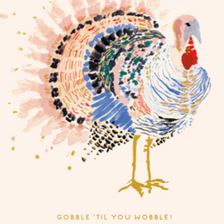 'Gobble 'til you Wobble' Seed Card