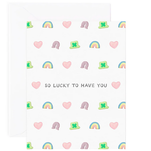 'So Lucky To Have You' Lucky Charms Thank You Card