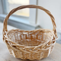 Vintage Wicker French Basket