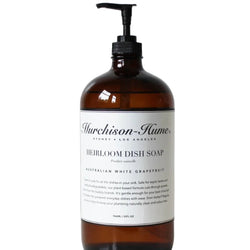 Heirloom Dish Soap in Australian White Grapefruit (Amber Glass, 32oz)