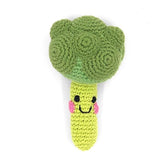 Hand-stitched Broccoli Rattle