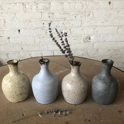 Handmade Narrow Neck Luna Vases (Variety of colors)