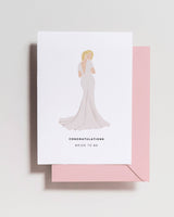 'Bride to be' Congratulations Card