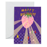 'Happy Birthday' Roller Disco Card