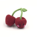 Hand-stitched Cherry Rattle