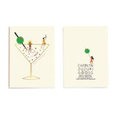 'Happy Birthday' Martini Greeting Card