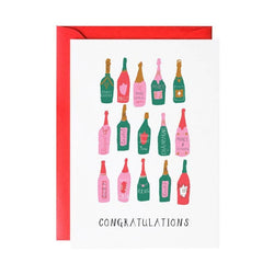 'Congratulations' Pop the Bubbly - Champagne Card