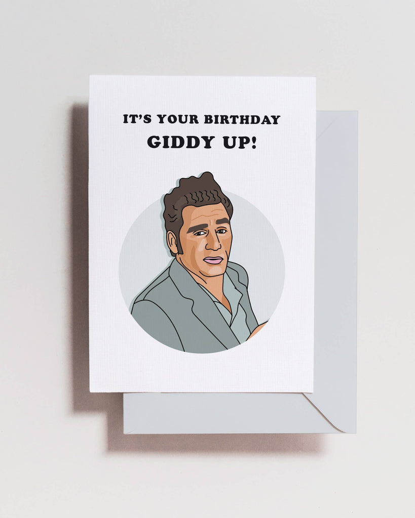 'It's Your Birthday, Giddy Up' Seinfeld Kramer Birthday Card – Manitou ...