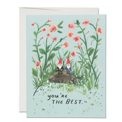 'You're the Best' Garden Gnomes Card